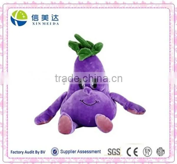 Plush Xmas 30cm Soft Vegetable Eggplant Toy