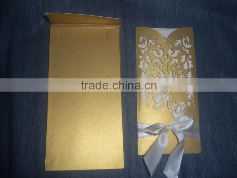 Laser Cut Wedding Invitation Cards high quality with design