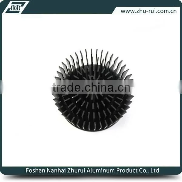100 w aluminum Round sunflower heat sink/extruded profile /heat dispation for high bay LED light
