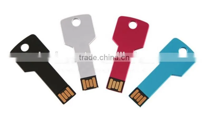 Metal key flash drive, key u disk