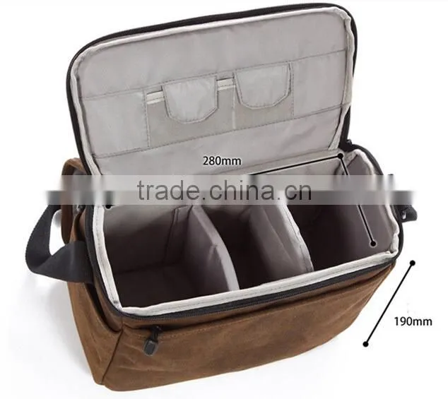 Canvas Dslr Camera Bag