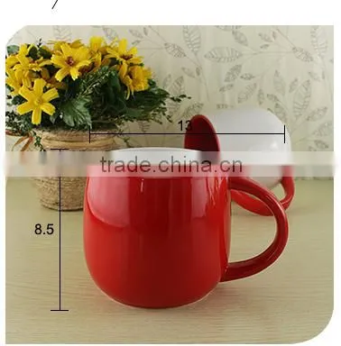Hot sales red and white couple creamic Mug