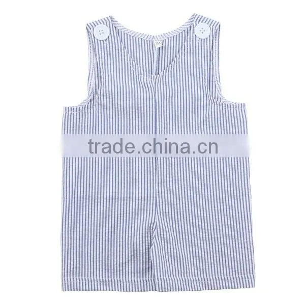 2016 wholesale baby clothes factory cotton ruffle Rompers Newborn Rompers boys clothes boy pyjamas