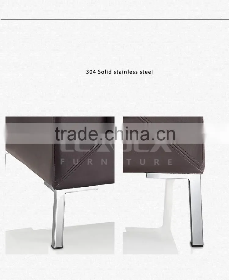 Hot selling office furniture comfortable commerical PU sofa
