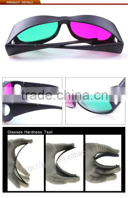Hot sales Custom Logo projector red blue lens3D Glasses