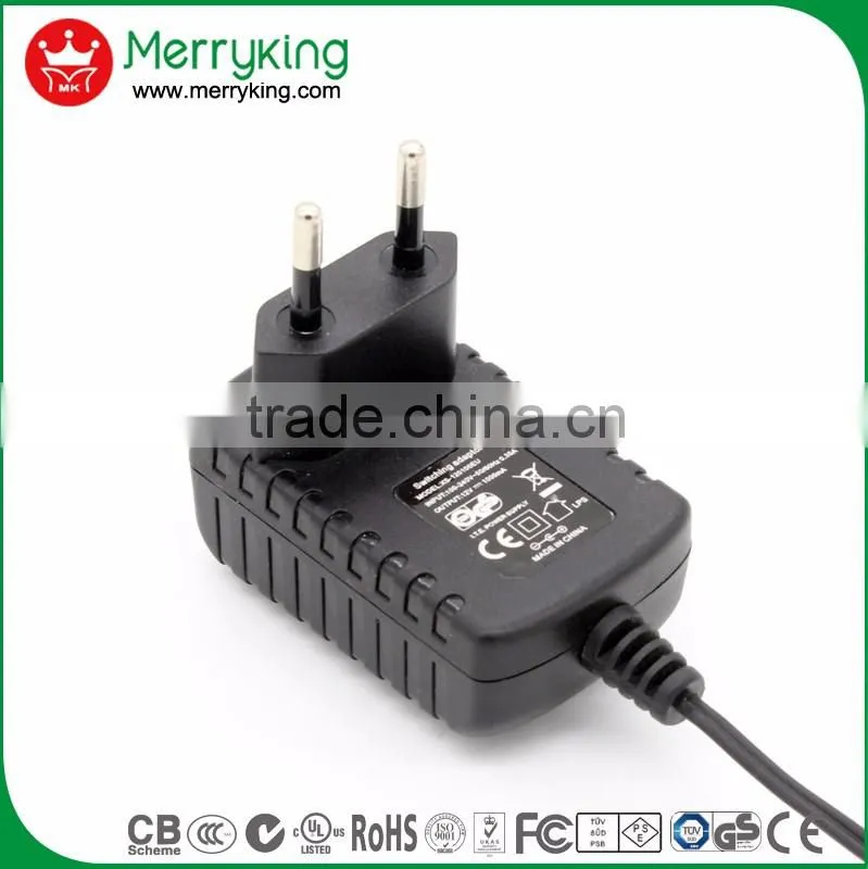 DoE VI us wall mounted ac dc adapter 9v 850ma 0.85a power supply with UL/cUL/FCC/PSE