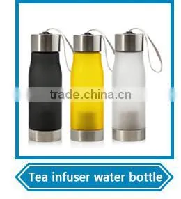 Transparent 700ml sport plastic tea water bottle