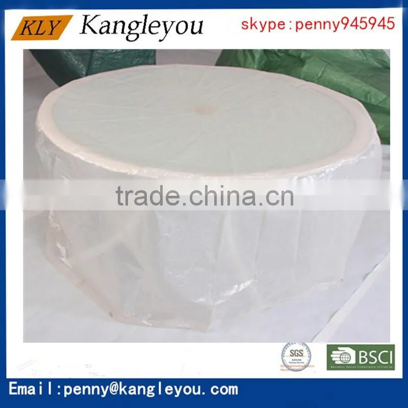 Outdoor dustproof plastic table cover