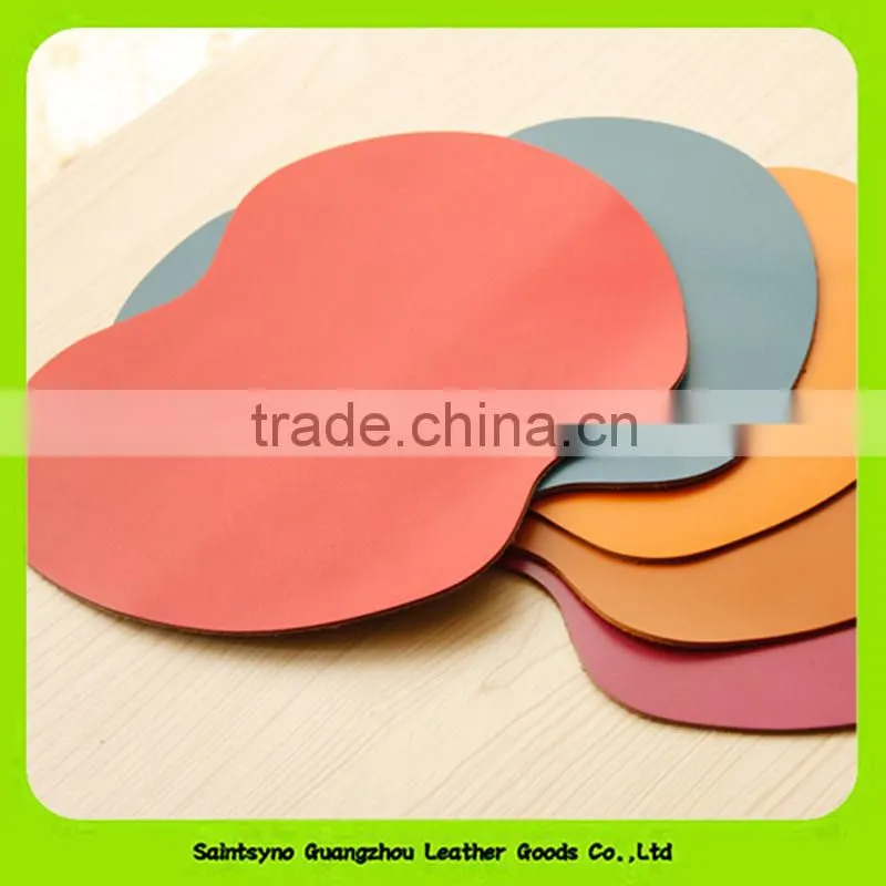 15013 Custom beautiful leather gaming mouse pad