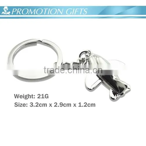 Promotion 3D custom plane keychain