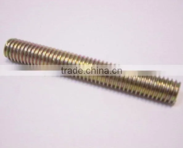 yellow zinc plated threaded rod