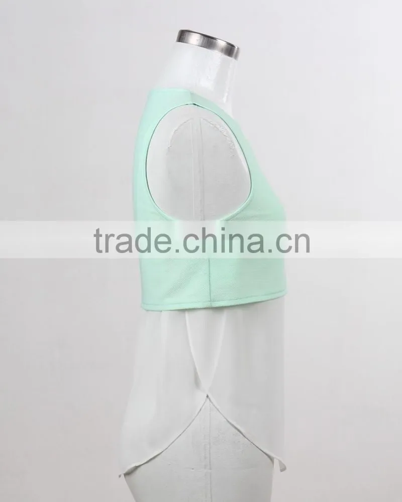 F5S15195 Special Design Plain Ladies Tank Top Wholesale