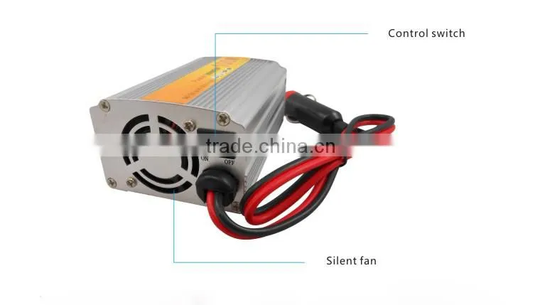 High quality cigarette lighter Power Supply 100W 12V DC to 220V AC Car Power Inverter Adapter with USB Charger Port