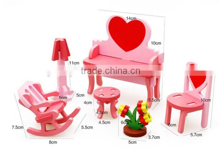 New design colorful home toy wooden kids jigsaw puzzle