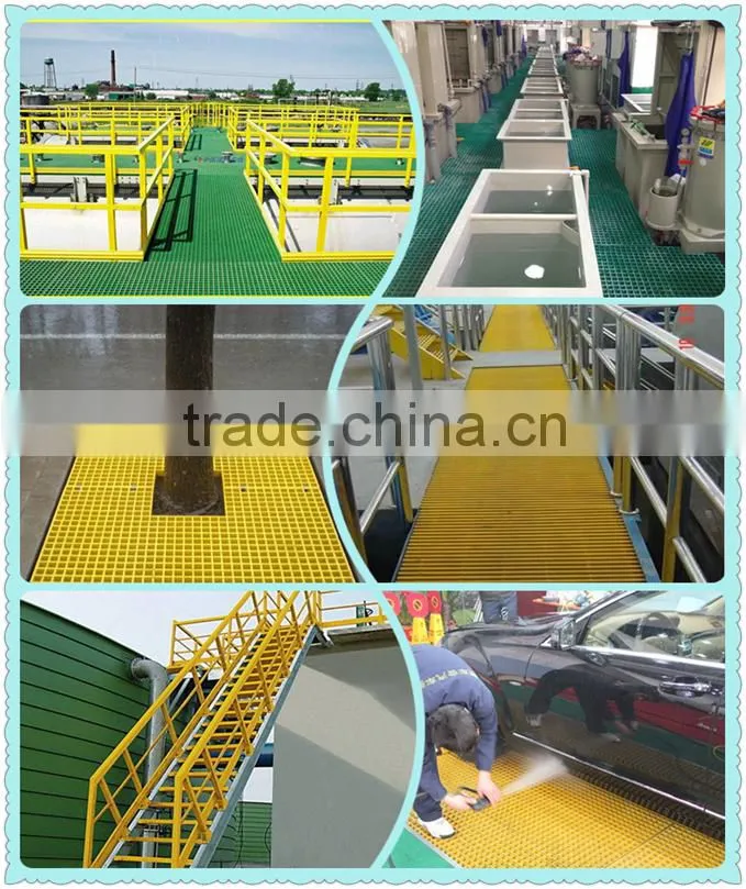 Long service life easy cut Fibreglass grating