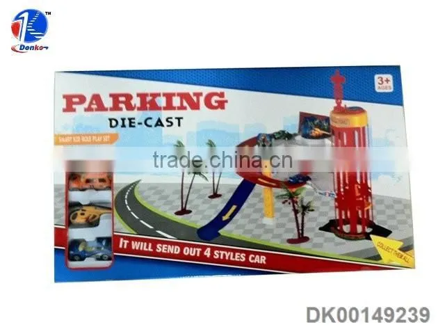 Diecast models Parking lot Track suits