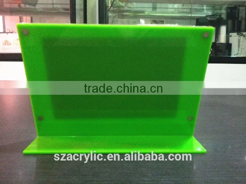 L shape Acrylic magnetic sign holder