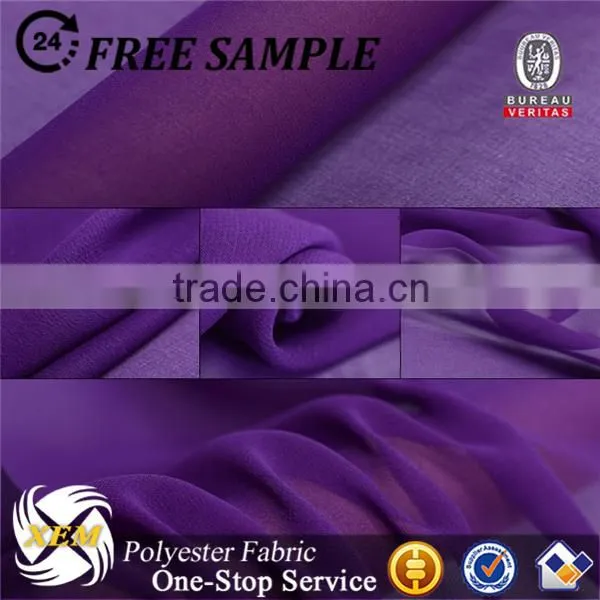Fashion pearl chiffon fabric for party