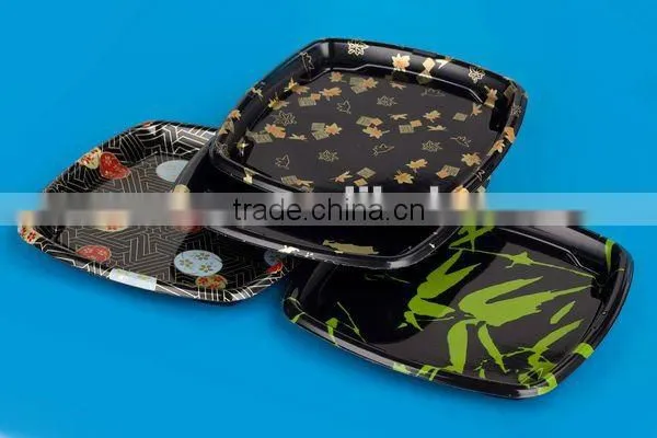SM1-3130A Square Plastic Plate,plastic tray,disposable tray with Transparent Lid for Food