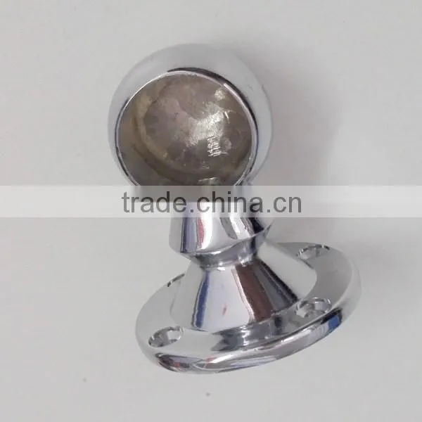 chrome 25mm tube bracket pipe clamp