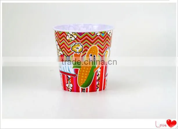 plastic popcorn bucket