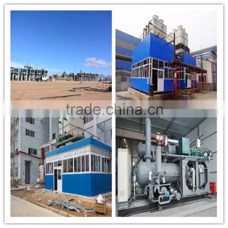 waste heat recovery twin screw expander generator for power plant