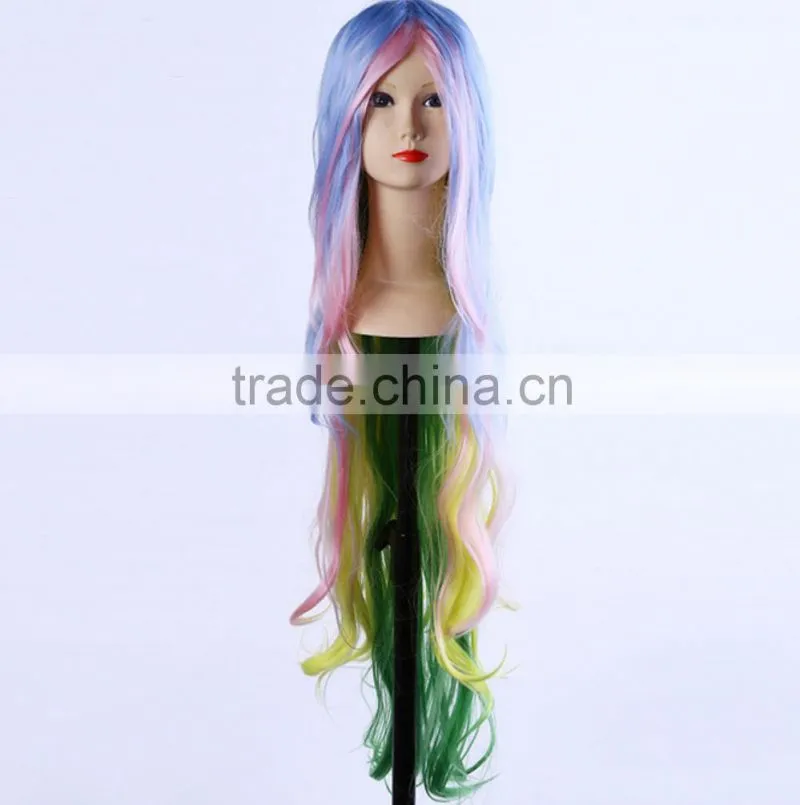 Braid Pull Half Up And Wear With Head Pieces Cosplay Costume Festival Synthetic Wig