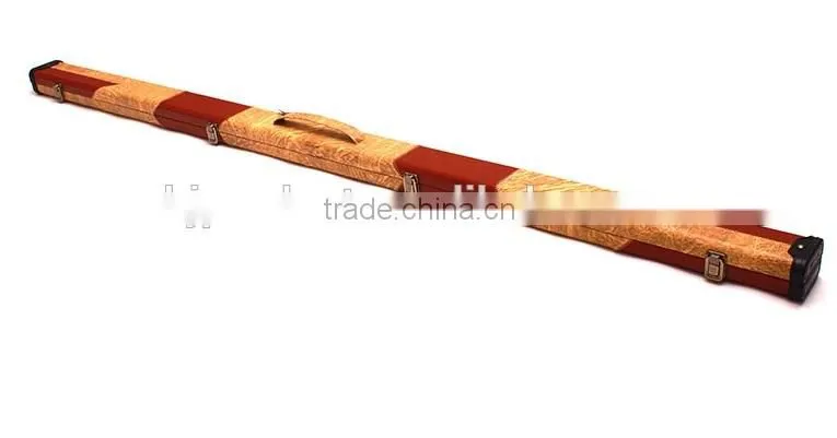 Hot sell one-pc snooker cue case patchwork leather billiard pool cue case cue bag
