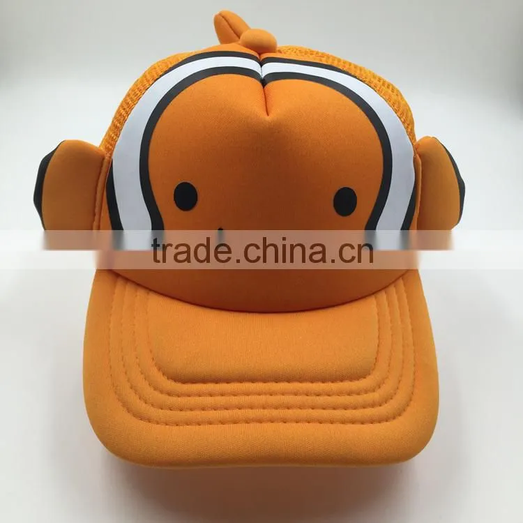 wholesale customize foam and mesh kids trucker cap