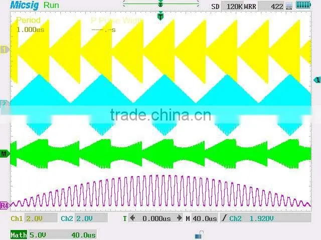 Micsig handheld 100MHz oscilloscope Tablet Oscilloscope Support touch screen operation MS210T Series 10 physical measurements