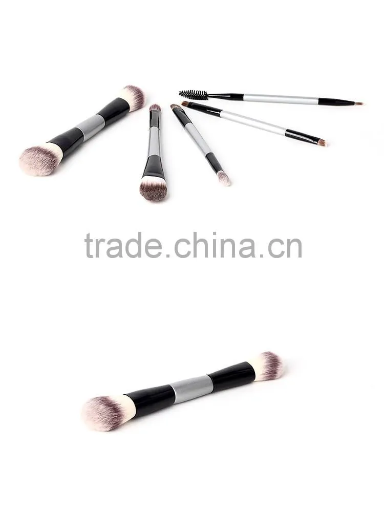 MY GIRL Cheapest Price Double End side Synthetic hair makeup brush set eyebrow brush blusher eyelash brush
