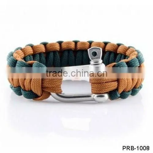 2 color Paracute bracelet weaves style PRB-1011