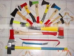 Cast Axe with Rubber Handle, 45# Casted Steel Material