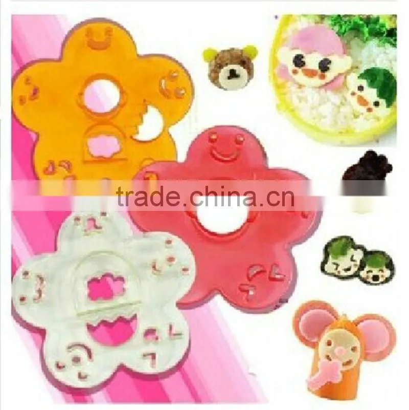 Face expression sushi rice mold