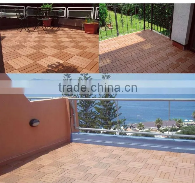 Eco and easy to install- cheap wpc wood plastic composite environmental tiles from China!