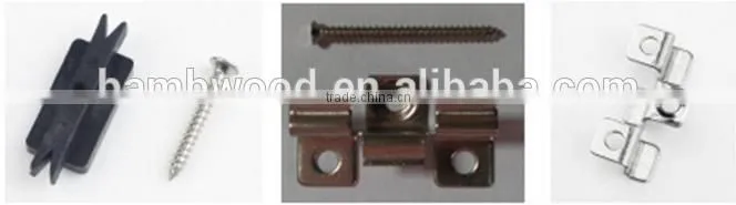 cheap wpc wood composite/timber decking stainless steel clips
