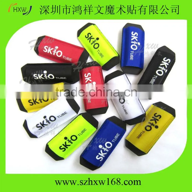Custom Deluxe Rubber alpine skiing hook loop ski straps