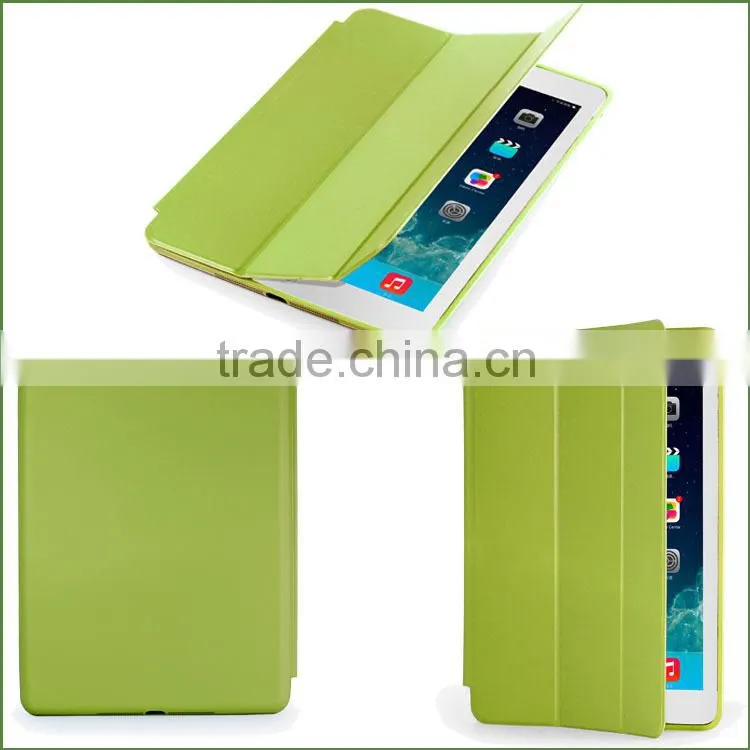 Smart Wake Sleep Function PC+PU Leather Case for iPad Air