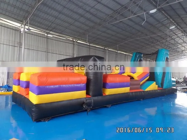 2016 popular inflatable obstacle course for kids