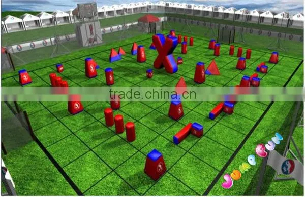 2014 HOT! Inflatable paintball bunker set- for 10 man standard on sale