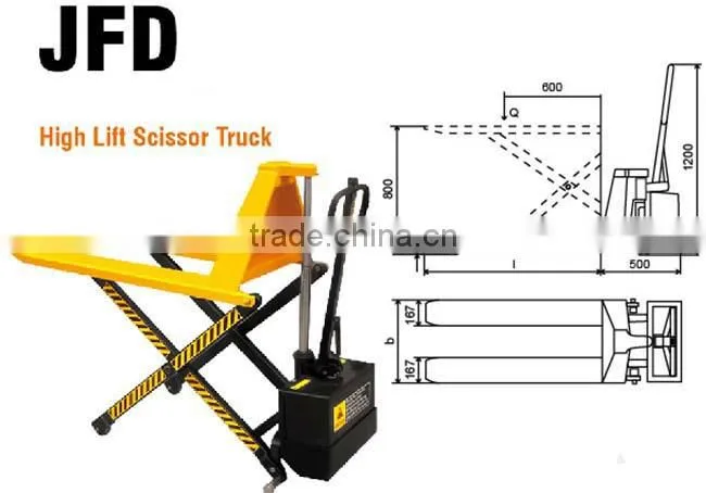 High Lift Scissor Truck JFD Series High Lift Scissor Truck