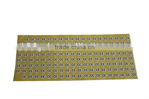 Alibaba Custom Print Cheap Ellipse Green Adhesive Label