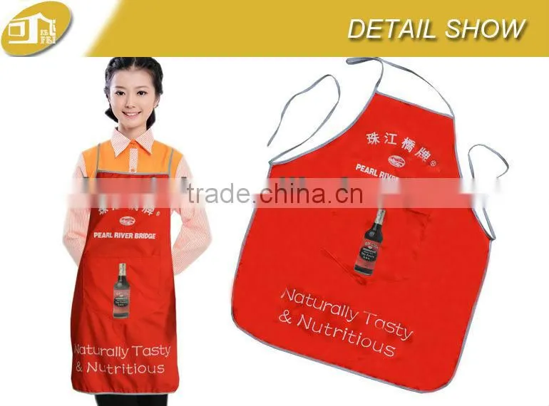 100% Polyester disposable advertising Apron