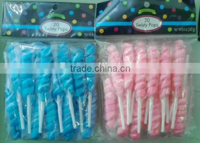 Fruit Flavour Sweets Swirl giant Lollipops stick