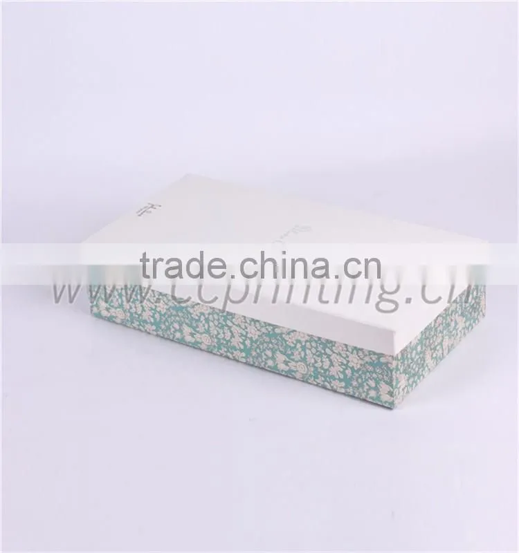 Customized production recycled paper gift box for necktie