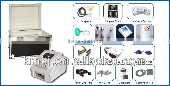 Best selling portable e light ipl+rf with hot promotion (CE ISO BV TUV)