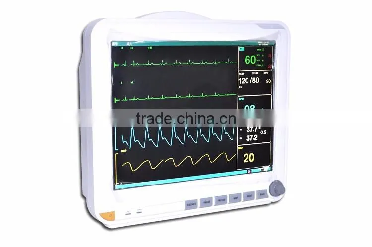 Medical hospital equipments ambulance multiparameter patient monitor price