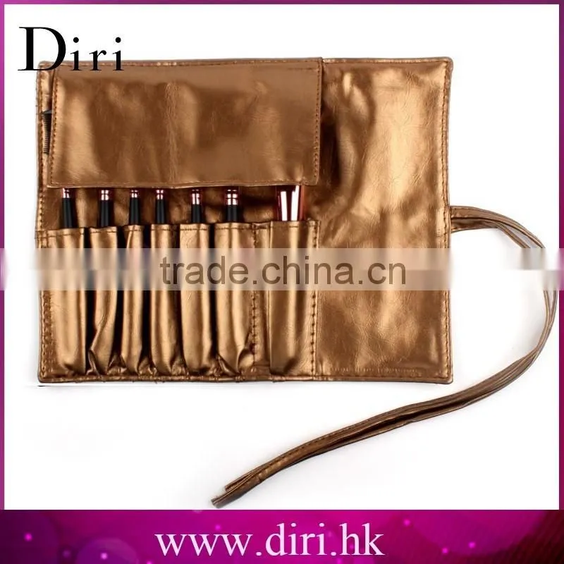 7pcs goat hair cosmetic brushes makeup kit