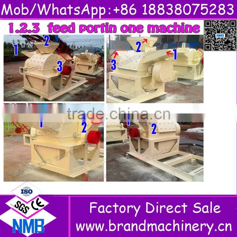 HIgh performance small wood branch sawdust chip pallet crusher used machine