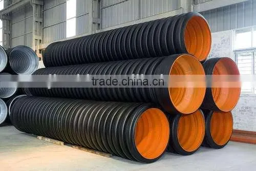 UPVC double wall corrugated pipe